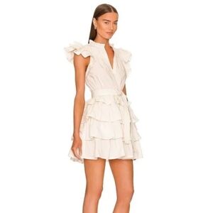 Ulla Johnson V-Neck Mini Dress Size: S‎ | US 4